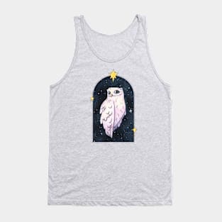 Celestial white owl Tank Top